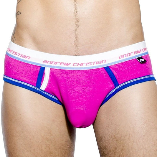 Andrew Christian's Boldly Sexy Tighty Whitie Punked Brief - Jocks and G-Strings