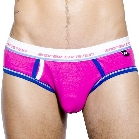 Boldly Sexy Tighty Whitie Punked Brief by Andrew Christian - Jocks and G-Strings