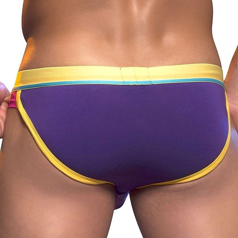 Retro Pop Brief Purple by Andrew Christian - Jocks and G-Strings