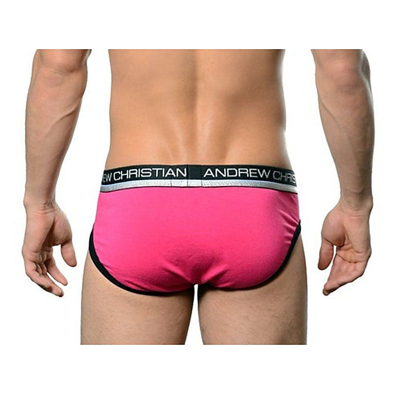 Air Sculpt Brief Fuchsia by Andrew Christian - Mens Briefs And Boxers