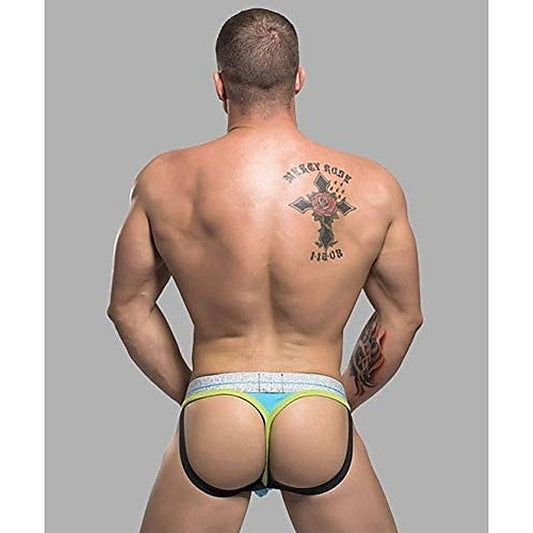 Show It Jock Thong Aqua by Andrew Christian - Jocks and G-Strings