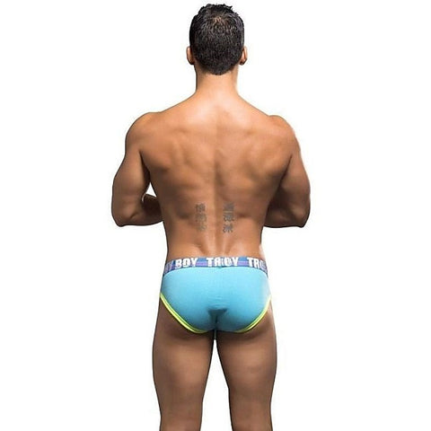 Trophy Boy Brief Aqua by Andrew Christian - Mens Briefs And Boxers