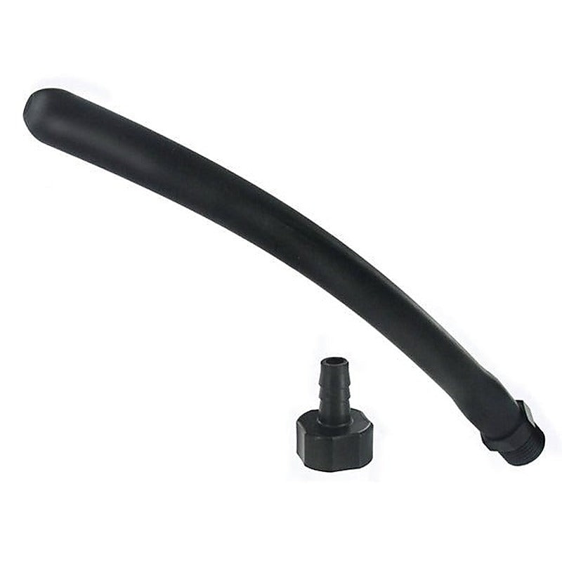 Clean Stream Black Silicone Comfort Nozzle by XR Brands - Enemas and Douches