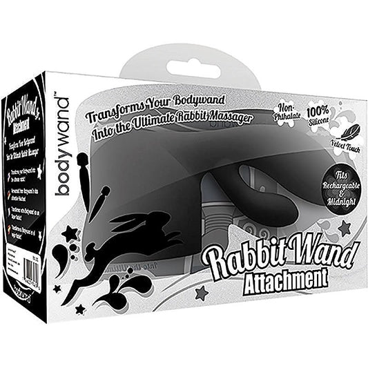 Bodywand Rechargeable Midnight Rabbit Wand Attachment - Rabbit Vibrators