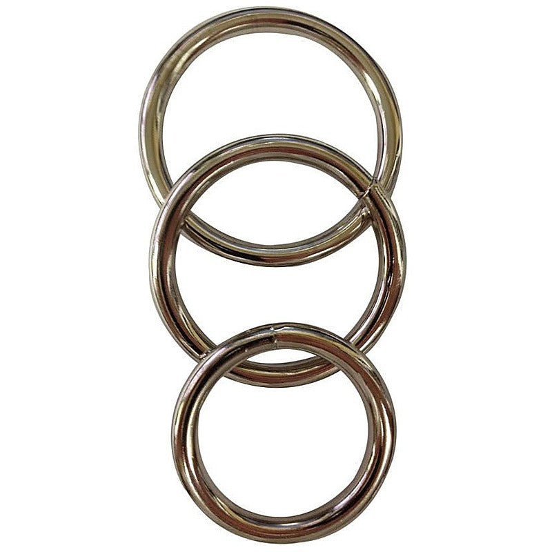 Premium Metal O-Ring 3 Pack by Sportsheets - Cock Rings