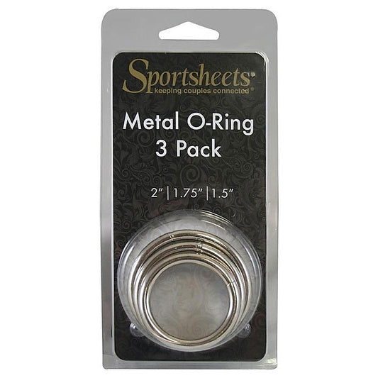 Sportsheets Metal O-Ring 3 Pack