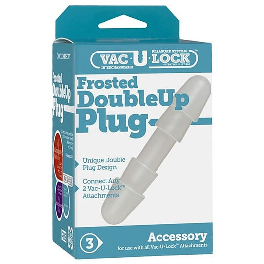 Vac-U-Lock Double Up Plug Frost