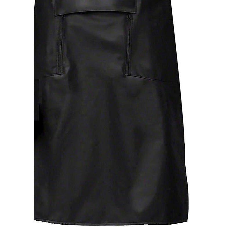 Kink Wet Works Master Apron Black by Doc Johnson - His Fetish