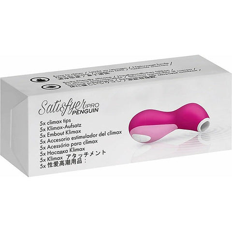 Pro Penguin Climax Heads 5 Pack by Satisfyer - Vibrator Accessories