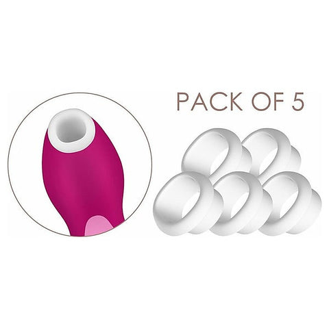Pro Penguin Climax Heads 5 Pack by Satisfyer - Vibrator Accessories
