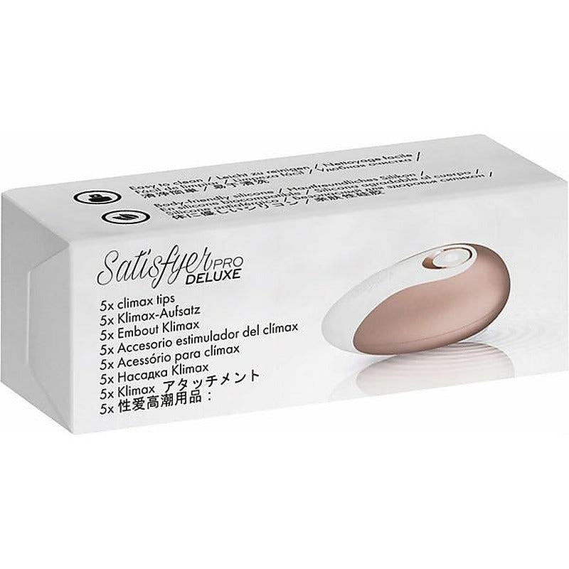 Pro Deluxe Climax Heads 5 Pack by Satisfyer - Vibrator Accessories