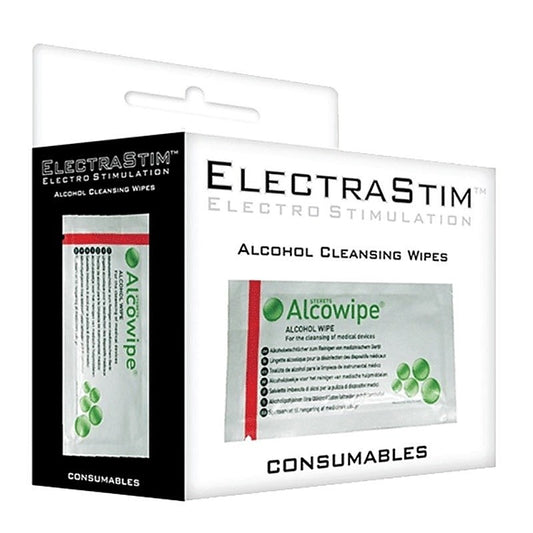 Electrastim Alcohol Cleansing Wipes - Electro Sex