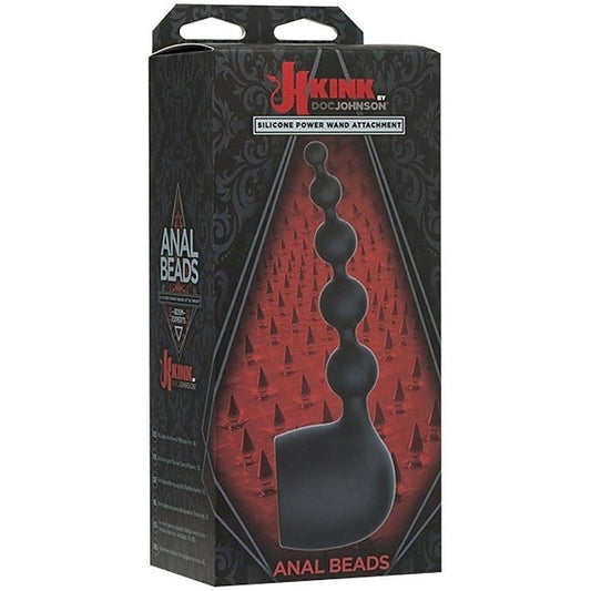 Kink Silicone Wand Attachment Anal Beads