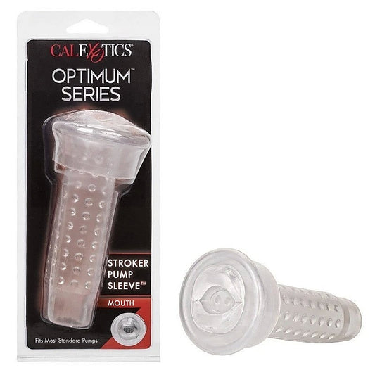 CalExotics Optimum Series Stroker Pump Sleeve Mouth - Pumps, Extenders and Sleeves