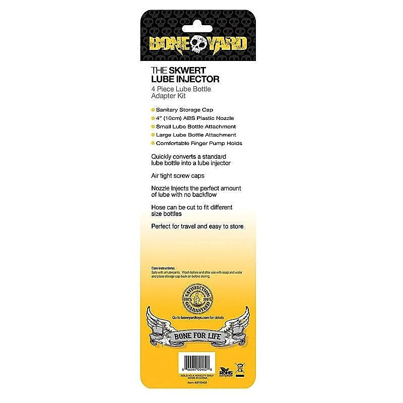 Boneyard Skwert Lube Injector - Water Based Lubes
