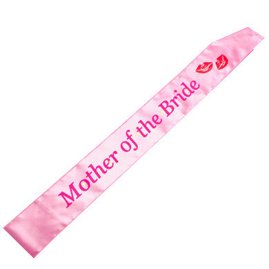 MDI Pink Flashing Mother Of The Bride Sash Party Gifts and Novelties