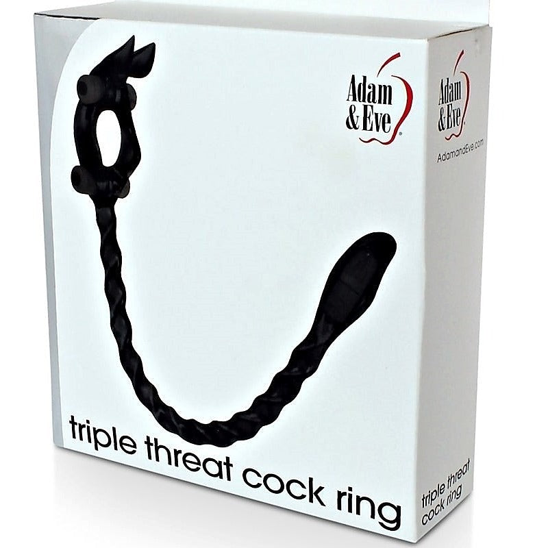 Adam & Eve Triple Threat Cock Ring - Cock Rings