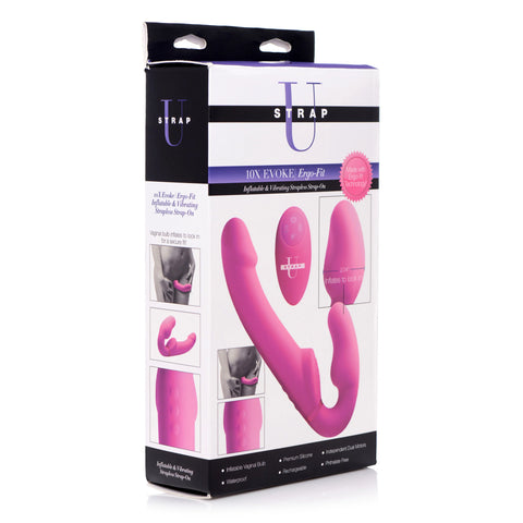 Strap U Worlds 1st Remote Control Inflatable Strap-On - Strap On Sextoys