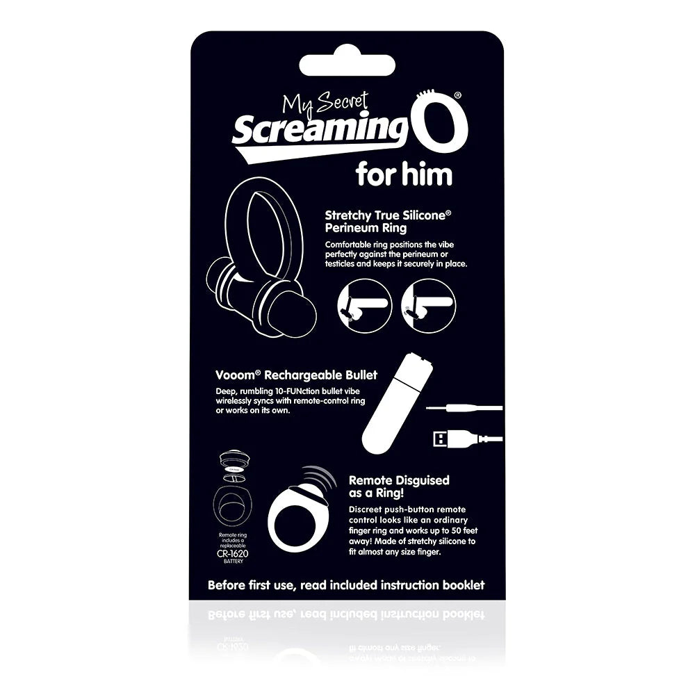 My Secret ScreamingO Rechargeable and Vibrating Cock Ring For Him Vibrating Cock Rings