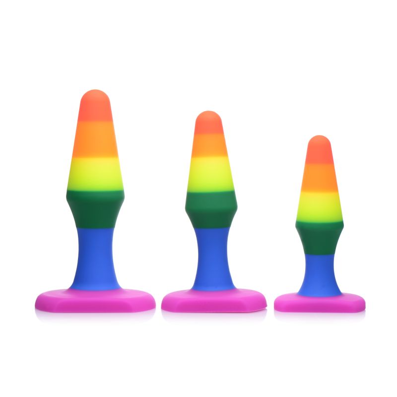 Frisky Rainbow Ready Anal Trainer Set Butt Plugs