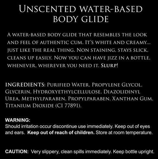 XR Brands Master Series Jizz Water Based Cum Lubricant Bottle 488ml - Water Based Lubes