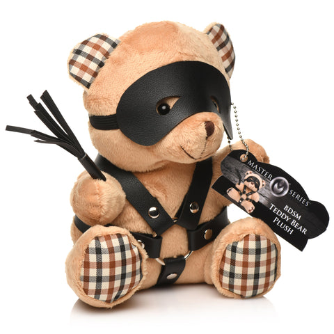 XR Brands BDSM Play Kinky Teddy Bear Plushy - Party Gifts and Novelties