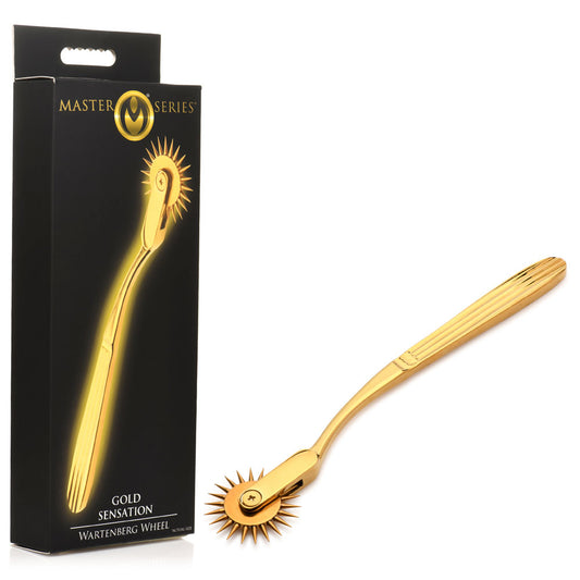 XR Brands Master Series Gold Sensation Wartenberg Wheel Dental and Clinical