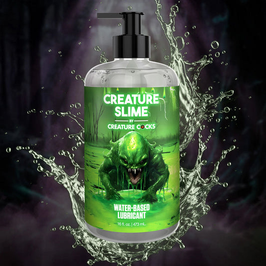 XR Brands Creature Cocks Water-Based Lubricant Pump Bottle 473ml Water Based Lubes