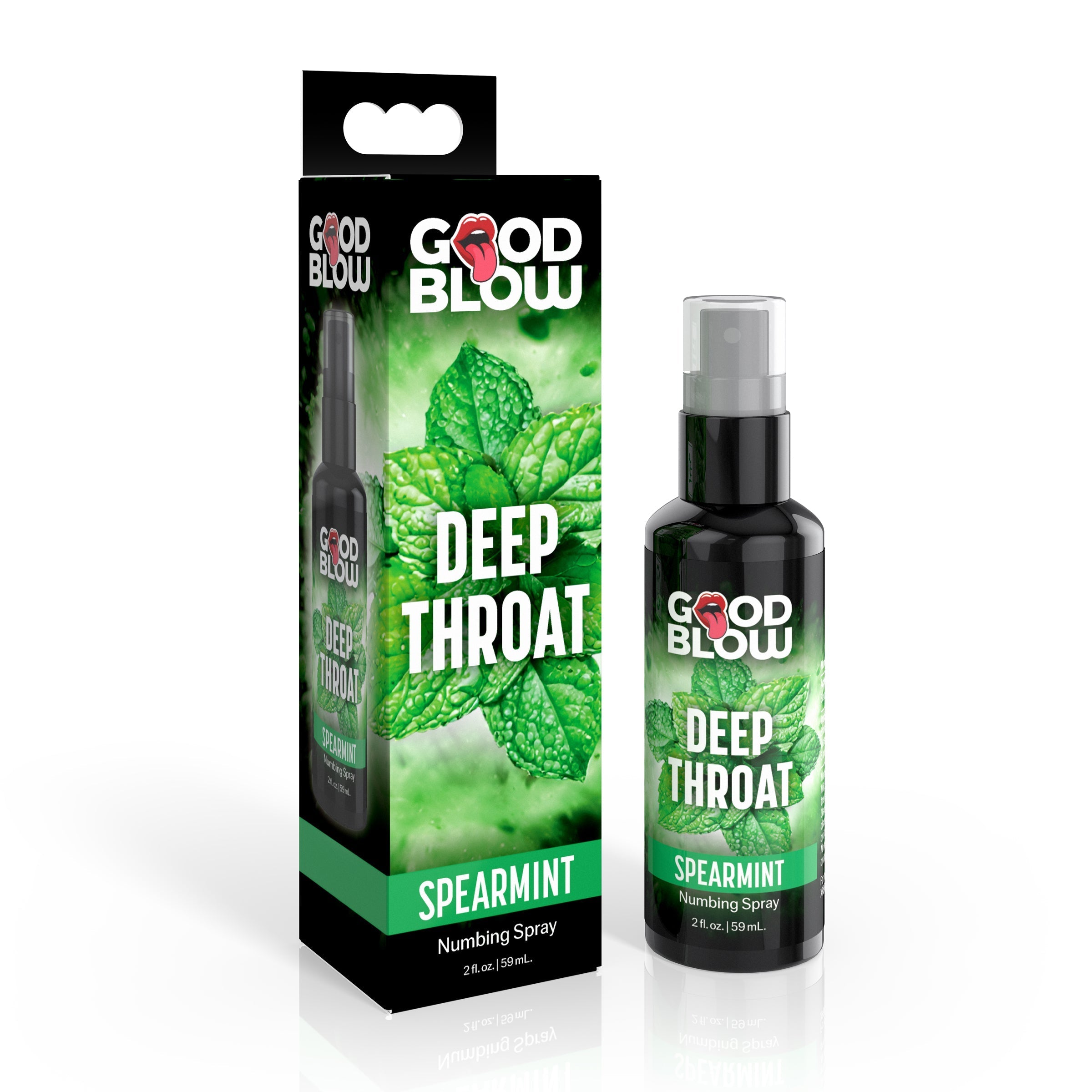 XR Brands Good Blow Deep Throat Spray Spearmint 59 ml Delay and Excite Sprays