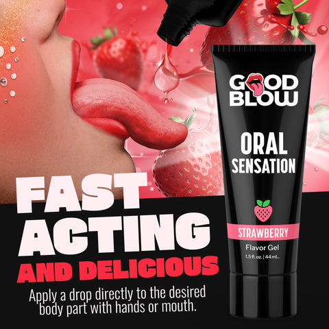 XR Brands Good Blow Flavoured Oral Sensation Gel - Lubricants and Lotions