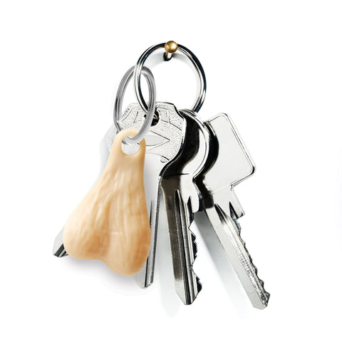 XR Brands Big Ballers Nuts Novelty Keychain - Party Gifts and Novelties