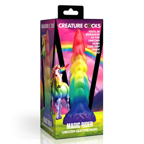Creature Cocks Magic Rider Unicorn Silicone Dildo - Realistic Dildos