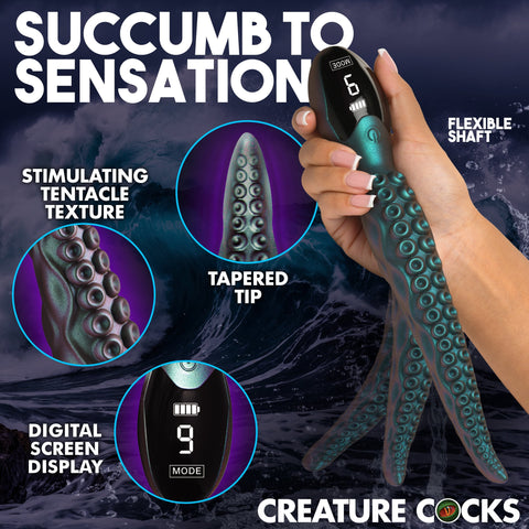 Creature Cocks Tentavibe Silicone Vibrator - Vibrating Dildos