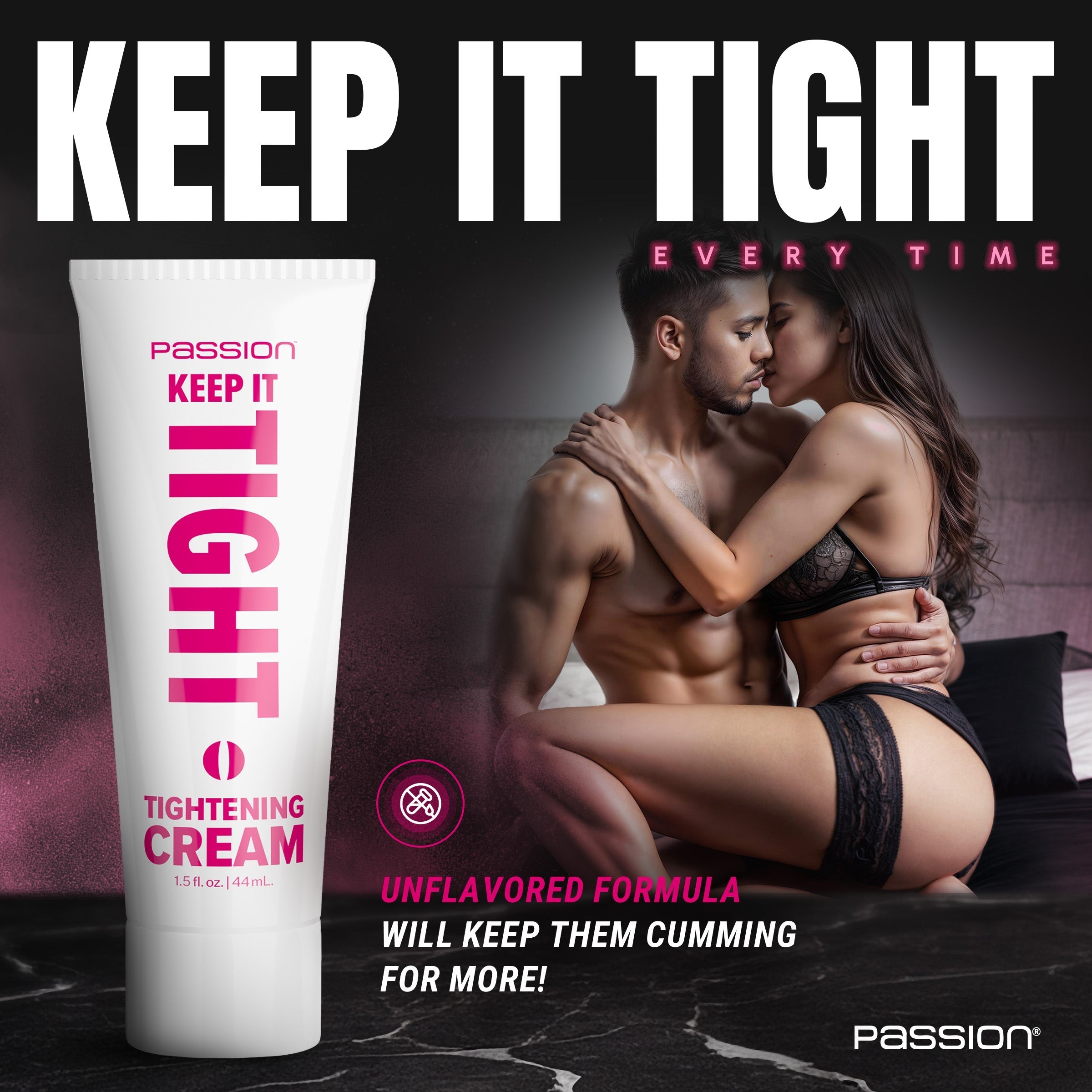 XR Brands Passion Keep It Tight Womens Adult Cream 44ml Lubricants and Lotions