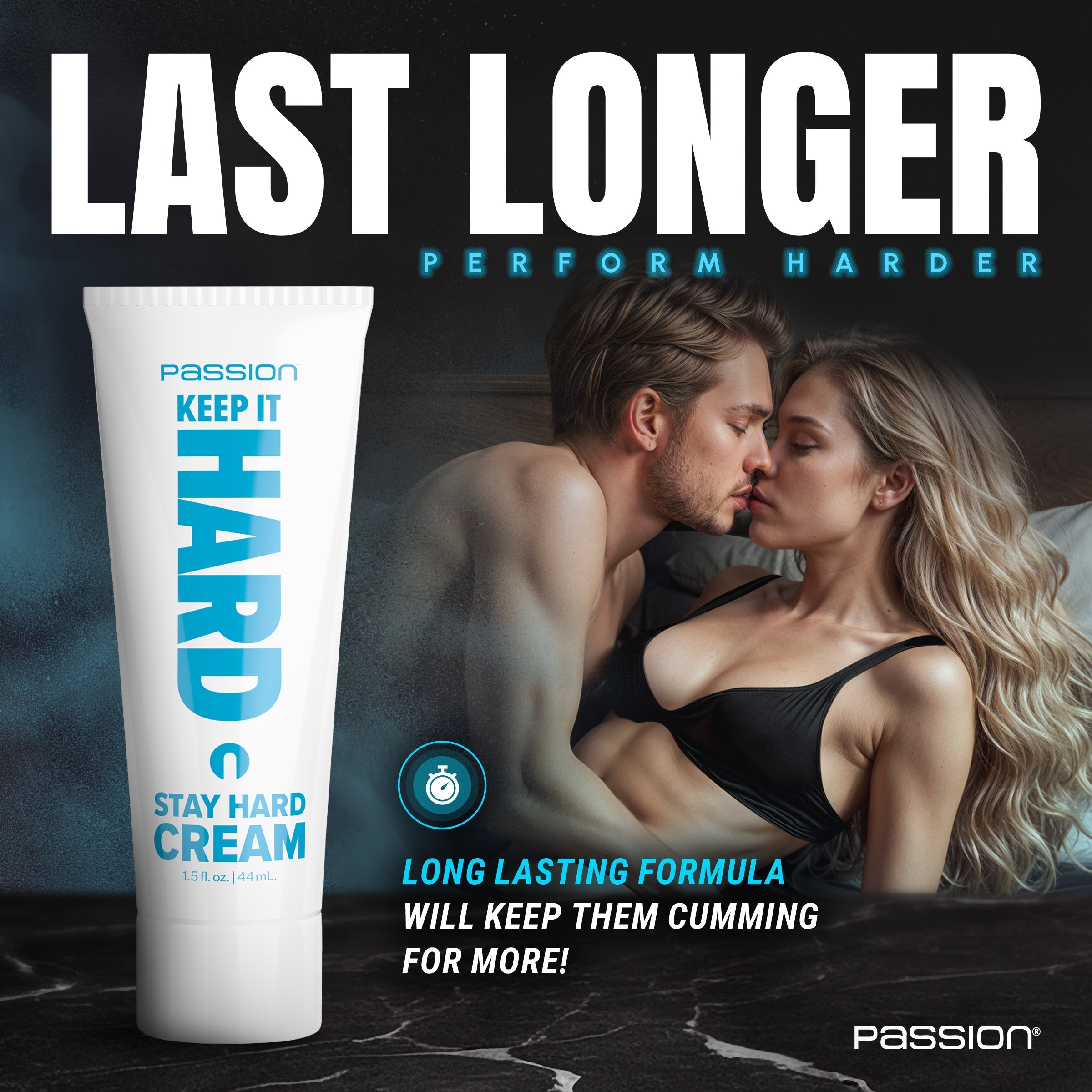 XR Brands Passion Keep It Hard Cream 44 ml Lubricants and Lotions