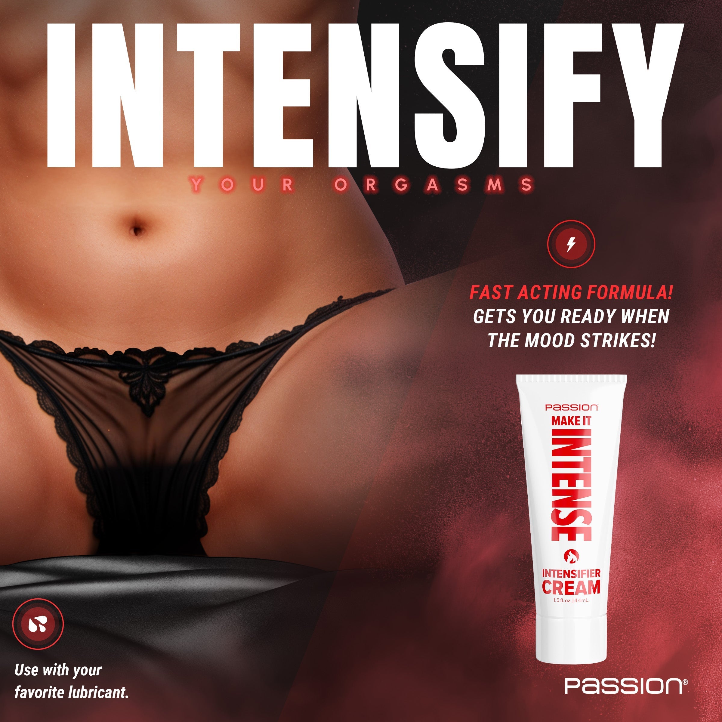 XR Brands Passion Make It Intense Cream 44 ml Lubricants and Lotions