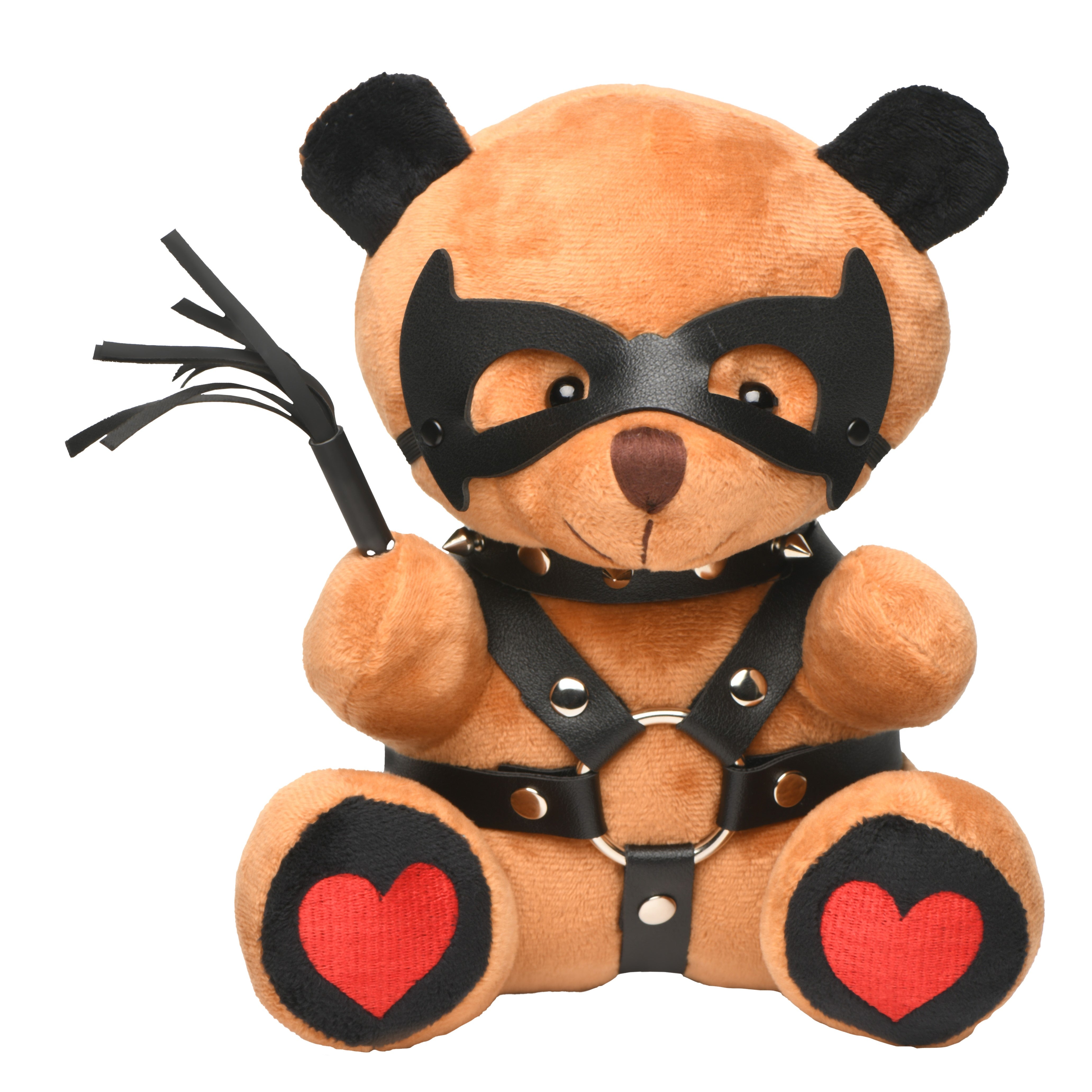 XR Brands Bondage Play Dom Teddy Bear Plushy - Party Gifts and Novelties