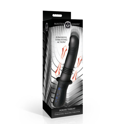 XR Brands Master Series Power Thrusting Vibrator - Vibrating Dildos