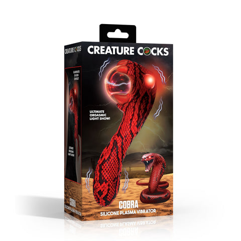 XR Brands Creature Cocks Cobra Rechargeable Fantasy Vibrator - Novelty Vibrators