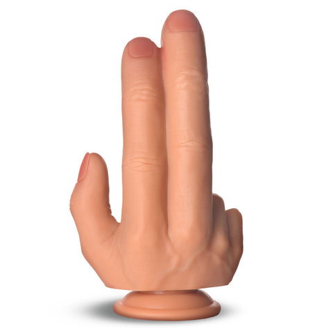 XR Brands Master Series The Shocker Realistic Finger Dildo - Realistic Dildos