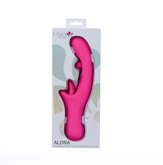 Maia ALORA USB Rechargeable Rotating & Licking Vibrator G-Spot Vibrators