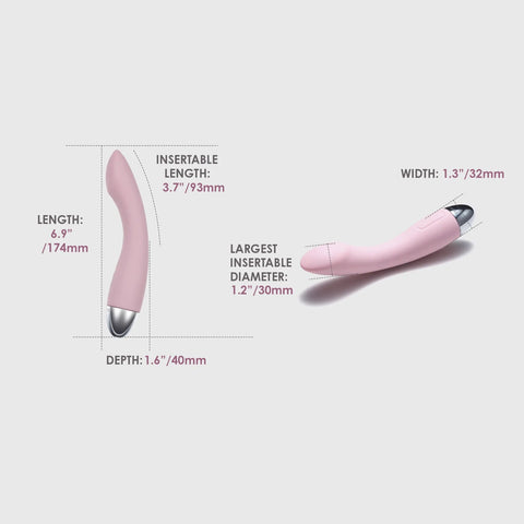 Svakom Amy Multi Functions Silicone G-Spot Vibrator - G-Spot Vibrators