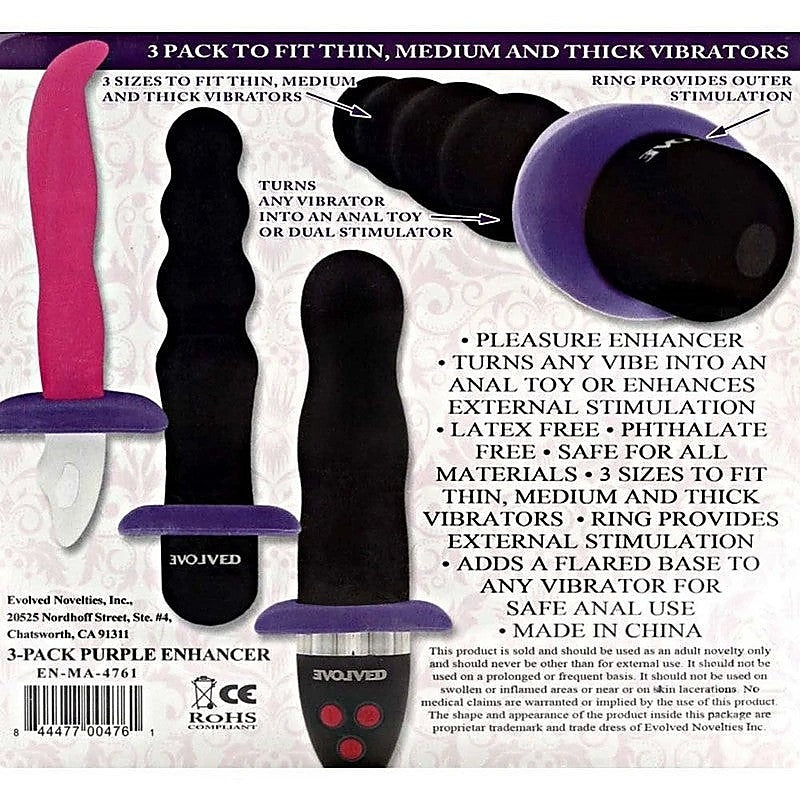 Anal Stopper Vibrator Enhancer by Evolved - Prostate Toys