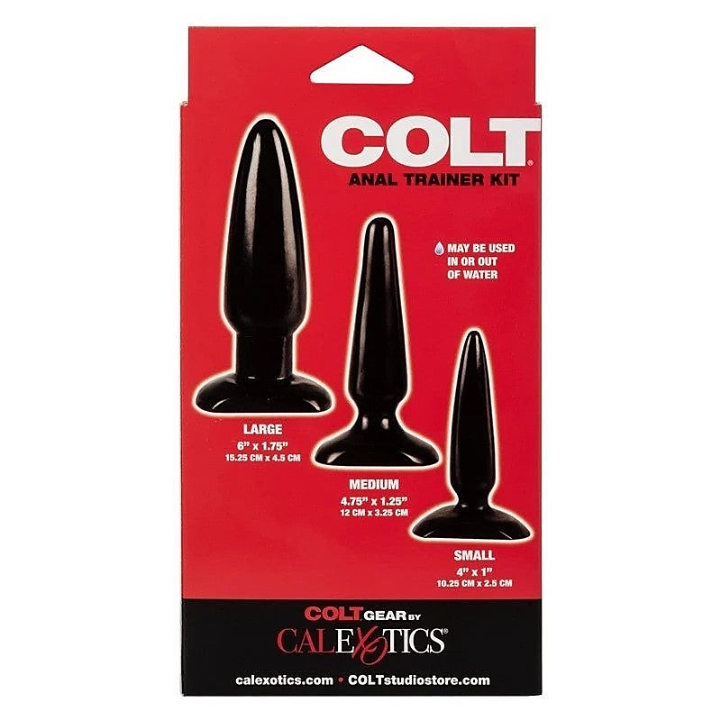 Colt Three Sizes Anal Plugs Trainer Kits - Prostate Toys