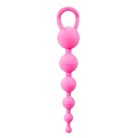 Professional Six Balls Chain by Shots Toys - Anal Beads and Balls