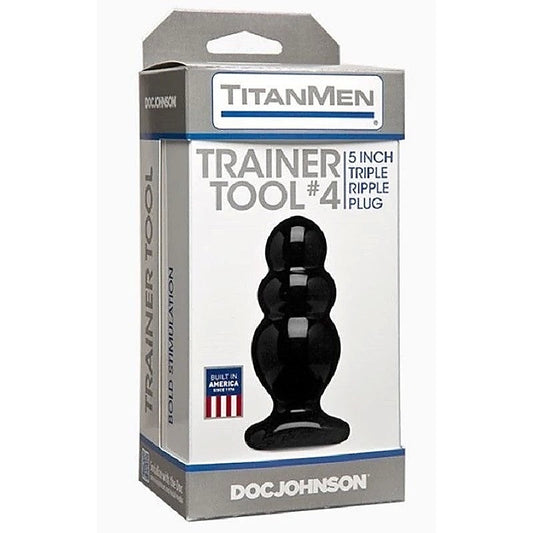 Doc Johnson TitanMen Trainer Tool 4 Sleek Butt Plug - Prostate Toys