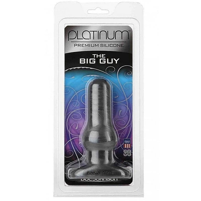Platinum The Big Guy Silicone Anal Plug by Doc Johnson - Butt Plugs