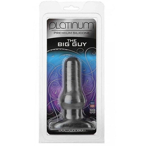 Platinum The Big Guy Silicone Anal Plug by Doc Johnson - Butt Plugs