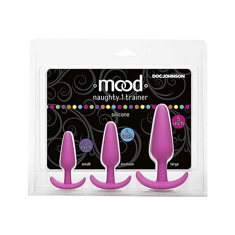 Premium Mood Naughty Pink Medium by Doc Johnson - Butt Plugs