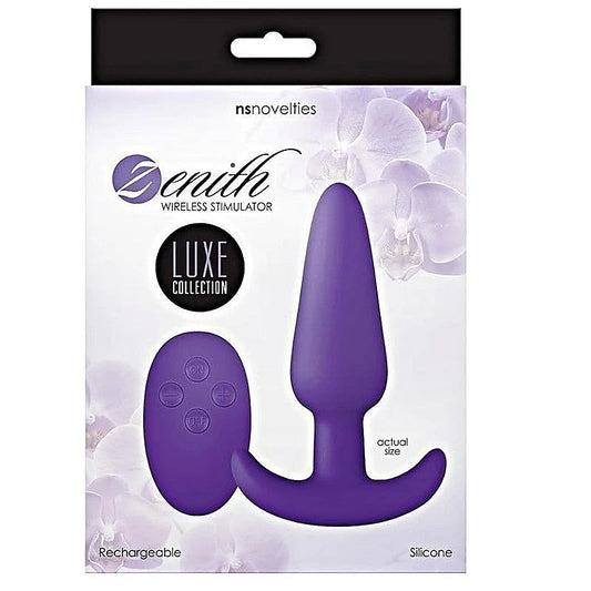 Zenith Wireless Stimulator Purple - Butt Plugs